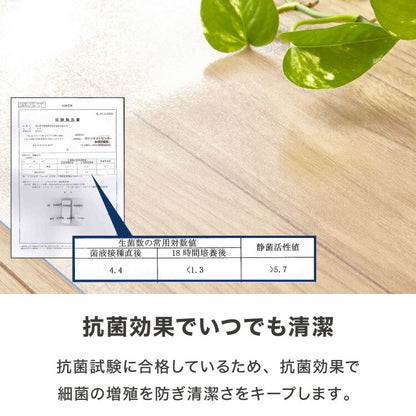 テーブルマット 透明 角型 60×60cm 80×80cm PVC 1.5mm厚 抗菌 キズ防止 防汚 撥水 防水 耐熱 フリーカット カフェテーブル 円形テーブル クリアマット テーブルクロス ビニールクロス PVCマット