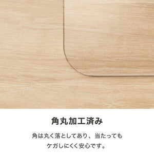 冷蔵庫マット ポリカーボネート 2mm厚 3mm厚 XXS~XXL 防カビ 床保護 キズ防止 防汚 撥水 防水 防振 防音 耐衝撃 床暖房対応 クッションフロア対応 200L~600L冷蔵庫対応 クリア 透明 冷蔵庫パネル