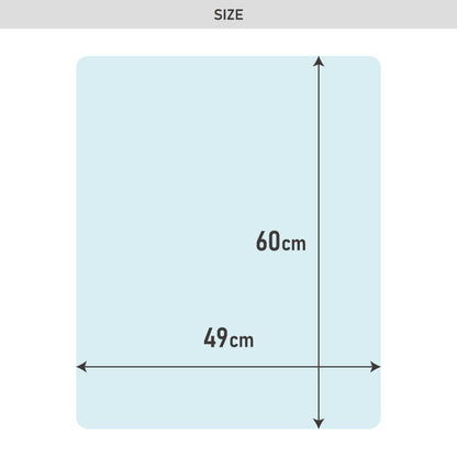 冷蔵庫マット ポリカーボネート XXS 49×60cm 3mm厚 防カビ 床保護 キズ防止 防汚 撥水 防水 防振 防音 耐衝撃 床暖房対応 クッションフロア対応 200L以下冷蔵庫対応 クリア 透明 冷蔵庫パネル【送