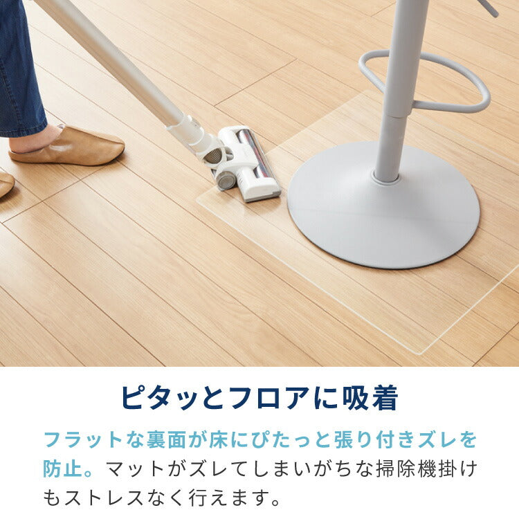 チェアマット 透明 クリア 厚さ2mm 60×60 60 撥水 透明マット 透明シート 床傷防止 床保護 フロアマット キズ防止 フローリングマット クリアマット キッチンマット 新生活 一人暮らし 在宅ワーク