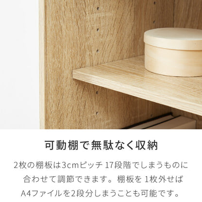 カラーボックス 3段 A4 2個セット 木目 鍵付き 扉付き 幅35cm レイアウト自由自在 収納 収納ボックス 整理整頓 カラーボックス3段 A4サイズ 本棚 ラック 収納ラック 鍵付きラック レイアウト自由