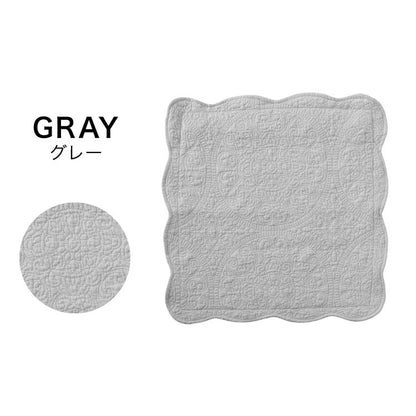 水洗いキルト クッションカバー 45×45cm 2枚組 コットン100% 綿 キルティング 洗える 水洗い加工 キルト加工 北欧 かわいい おしゃれ インテリア リビング ベッド コットンカバー キルトカバー