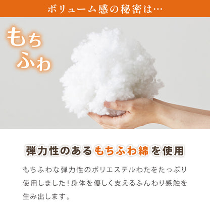 クッション 45×45cm 2個セット ウォッシャブル ホワイト ポリエステル 綿 中国 シンプル 中身 中材 クッションの中綿 クッションカバー用 ふかふか 丸洗い 抗菌消臭