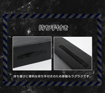 ダンベルマット ブラック ウレタン  80×60cm 厚さ15cm シングル シンプル ドロップマット ジムマット トレーニングマット  衝撃吸収 筋トレ ウェイトトレーニング 防音 クッション マット 安全 コンパクト デッドリフト