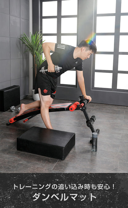 ダンベルマット ブラック ウレタン 40×60cm 厚さ15cm シングル シンプル ドロップマット ジムマット トレーニングマット  衝撃吸収 筋トレ ウェイトトレーニング 防音 クッション マット 安全 コンパクト デッドリフト 防振