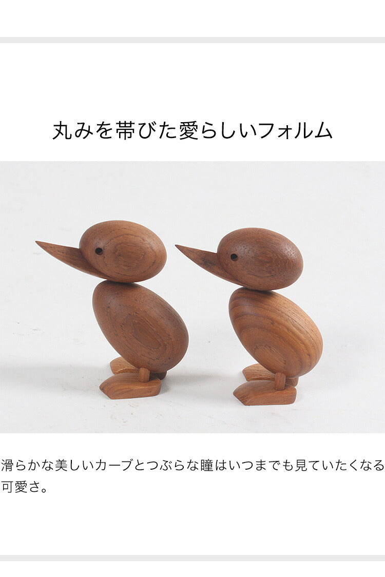 ハンス・ブリング  ダック おしゃれ ギフト 北欧 木製玩具 オブジェ 人形 置物 北欧雑貨 干支 酉年 リプロダクト ディスプレイ Hans Bolling 親子 プレゼント インテリア 動物 玄関 リビング 寝室 本棚 デスク アニマル