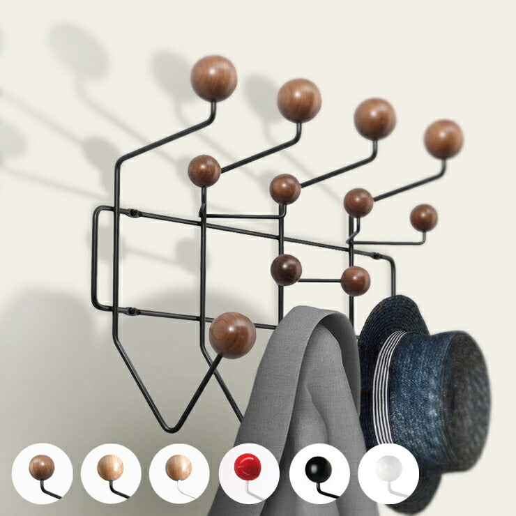 壁掛け ハンガーラック ハングイットオール イームズ おしゃれ 北欧 天然木 ウォールハンガー フック コートハンガー リプロダクト コート掛け 帽子掛け 収納 省スペース 1人暮らし 新生活