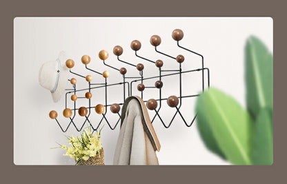壁掛け ハンガーラック ハングイットオール イームズ おしゃれ 北欧 天然木 ウォールハンガー フック コートハンガー リプロダクト コート掛け 帽子掛け 収納 省スペース 1人暮らし 新生活