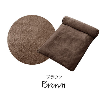 枕付きペットベッド フランネル生地 60×80 ペットベッド ベッド 犬 猫 冬 冬用 ペット ペット用 洗える 抗菌防臭 低ホルムアルデヒド あったか あごのせペットベッド マット 寒さ対策 フランネル