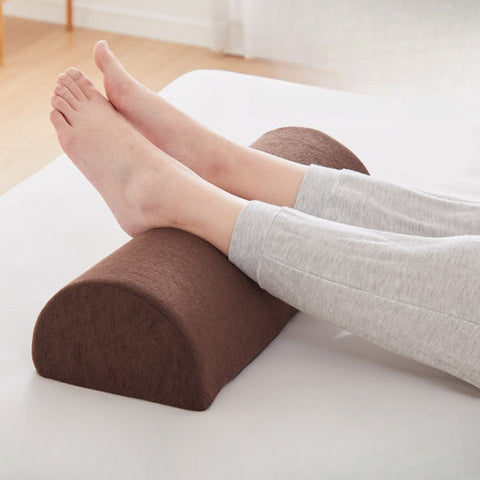 足枕 2個セット 高反発 ウレタン 消臭 抗菌 防臭 半円形 クッション フットピロー フットレスト 足置きクッション 腰枕 足まくら 足休め 疲れ むくみ解消 体圧分散 リラックス 洗えるカバー 寝具 介護用 サポートデスクワーク
