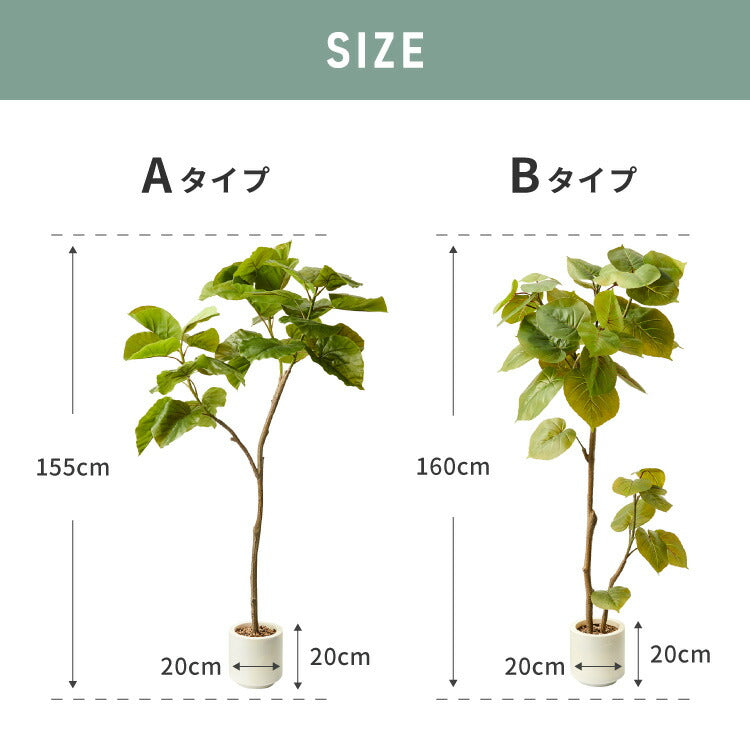 人工観葉植物 ウンベラータ 一本 フェイクグリーン 大型 ウンベラータ