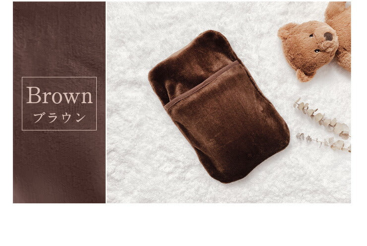 湯たんぽカバー 暖かい シンプル 無地 35×23cm 保温 やけど防止 フランネル素材 洗える 6色 冷え対策 寒さ対策 雑貨 防寒 冷え性 ゆたんぽ カバーのみ あったかグッズ プレゼント おしゃれ(代引不可)【メール便配送】