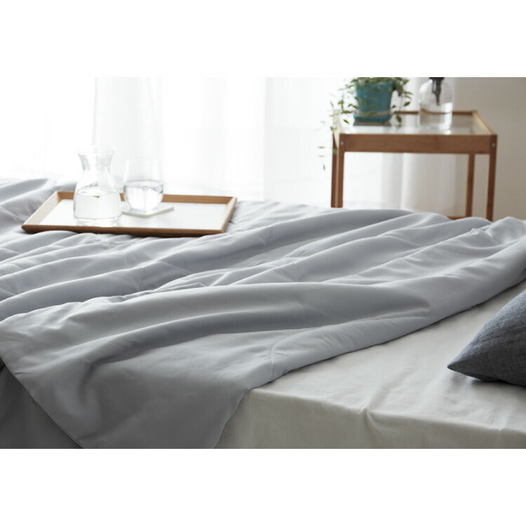 肌掛け布団 洗える シングル 150×210cm 丸洗い ウォッシャブル グレー ホワイト ピーチスキン ピーチスキン加工 おしゃれ 2枚 オールシーズン シンプル 掛け布団 かけ布団 2枚セット 夏布団 二枚セット 軽量 セット ループ付