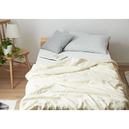 肌掛け布団 洗える シングル 150×210cm 丸洗い ウォッシャブル グレー ホワイト ピーチスキン ピーチスキン加工 おしゃれ 2枚 オールシーズン シンプル 掛け布団 かけ布団 2枚セット 夏布団 二枚セット 軽量 セット ループ付