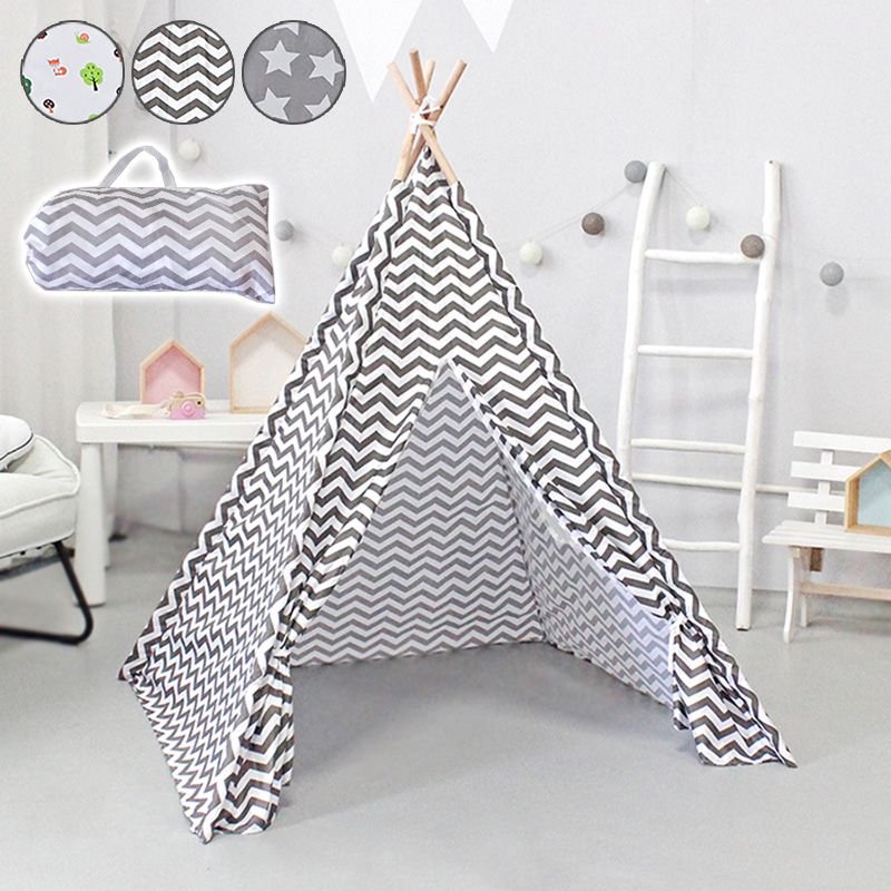 キッズテント ティピー テント 子供 おしゃれ 組立簡単 コンパクト 折りたたみ 木製 布地 キッズ用品 子供部屋 かわいい 北欧 こども 女の子 男の子 おもちゃ 知育玩具 秘密基地  ハウス キャンプ 屋外 室内 ギフト