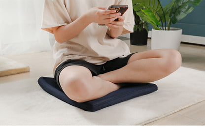 クッション 椅子 座布団 天然 ラテックス 体圧分散 高反発 45×45cm 角型 洗える カバー付き チェアパッド 角座布団 車椅子 耐久性抜群 シートクッション ゲルクッション へたりにくい 蒸れにくい 疲れにくい 腰痛対策 痔 運転