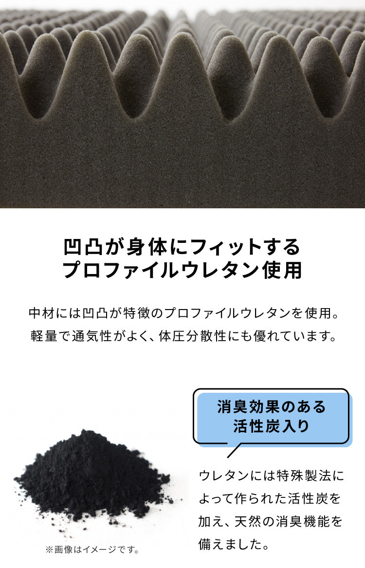折りたたみマットレス コンパクト ホワイト 厚さ10cm 幅240cm 炭入り 三つ折り 高反発 190N 3人用 シングル3枚組 ファミリーサイズ