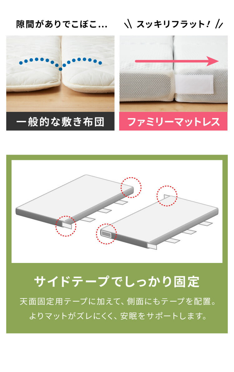 折りたたみマットレス コンパクト ホワイト 厚さ10cm 300cm 280cm 240cm 200cm炭入り 三つ折り 高反発 抗菌 消臭 洗えるカバー 190N 大きいサイズ ファミリーマットレス 敷布団 家族 ファミリーサイズ 折りたたみ 大型