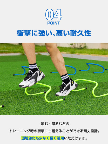 ミニハードル 陸上 高さ15cm 10個セット 軽量 トレーニング ハードル アジリティ 運動器具 筋力 練習 収納 室内 屋外 サッカー 野球 部活動 トレーニング用品 瞬発力 俊敏性 スポーツ用品 陸上