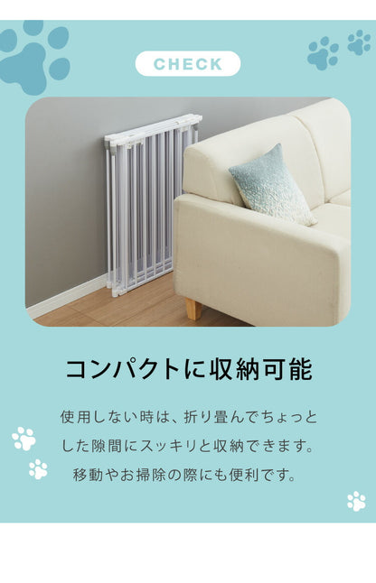 ペットサークル 折りたたみ 6枚セット 高さ75cm ブラック ホワイト 扉付き コンパクト 組立簡単 シンプル ペットフェンス ペットケージ ケージ ドッグフェンス ドッグサークル ドッグハウス ペットハウス サークル 犬 犬用品 ペット