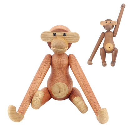 カイ・ボイスン モンキー チーク材 サペリ材 リプロダクト デザイナーズ 北欧 おしゃれ 木製玩具 オブジェ 動物 おもちゃ Kay Bojesen Monkey インテリア 贈り物 北欧雑貨 デンマーク プレゼント ギフト 置物 猿