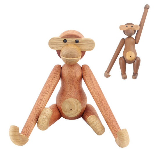 カイ・ボイスン モンキー チーク材 サペリ材 リプロダクト デザイナーズ 北欧 おしゃれ 木製玩具 オブジェ 動物 おもちゃ Kay Bojesen Monkey インテリア 贈り物 北欧雑貨 デンマーク プレゼント ギフト 置物 猿
