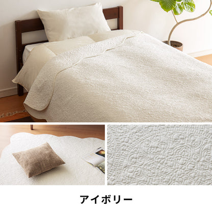 マルチカバー キルト 150×200cm 北欧 キルティング 生地 綿100% コットン 中綿入り 洗える おしゃれ 静電気防止 ソファカバー ラグ ベッドカバー ベッドスプレッド こたつ掛け布団 カバー スロー【送料無料】
