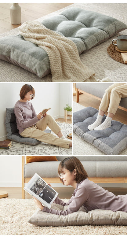 長座布団 抗菌 洗える 丸洗いOK 防水 撥水 ノンホルム リバーシブル 起毛素材 コンパクト 55×100cm 一人暮らし おしゃれ シンプル お昼寝 ごろ寝マット ごろ寝 座布団 クッション マット ソファー