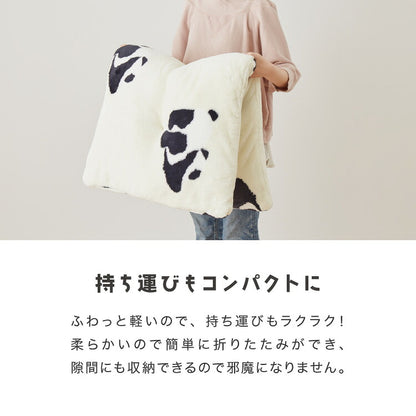長座布団 フランネル パンダ柄 洗える 丸洗いOK 抗菌 防臭 ノンホルム パンダ 60×110cm 赤ちゃん ベビー おしゃれ お昼寝 ごろ寝マット ごろ寝 ロング 座布団 クッション