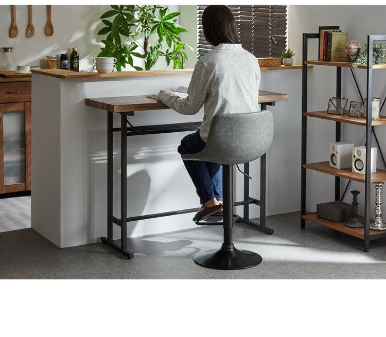 【数量限定】カウンターチェア バーチェア 2脚セット 背もたれ付き 回転式 昇降式 レザー カフェ風 北欧 ヴィンテージ 喫茶店風 おしゃれ レトロ モダン アンティーク ハイスツール チェア スツール