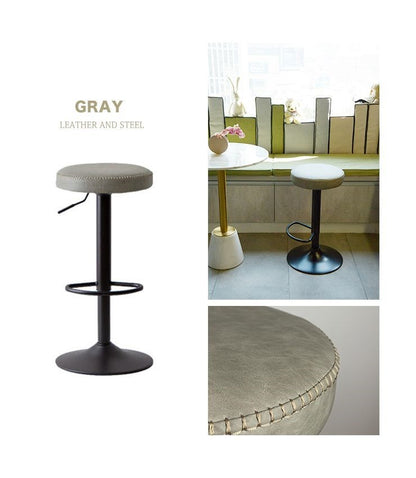 【数量限定】カウンターチェア おしゃれ 北欧 昇降式 バーチェア キッチンチェア カフェチェア ハイスツール 椅子 スツール レザー