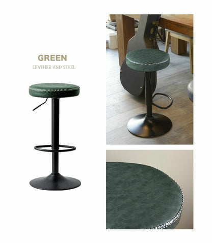 【数量限定】カウンターチェア おしゃれ 北欧 昇降式 バーチェア キッチンチェア カフェチェア ハイスツール 椅子 スツール レザー