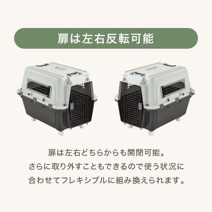 ペットキャリー キャリーケース XL 犬 大型犬 中型犬 猫 ペット エアトラベルキャリー 飛行機 IATA コンテナ クレート ハードキャリー ペットクレート ペットケンネル ケージ キャスター付き 防災