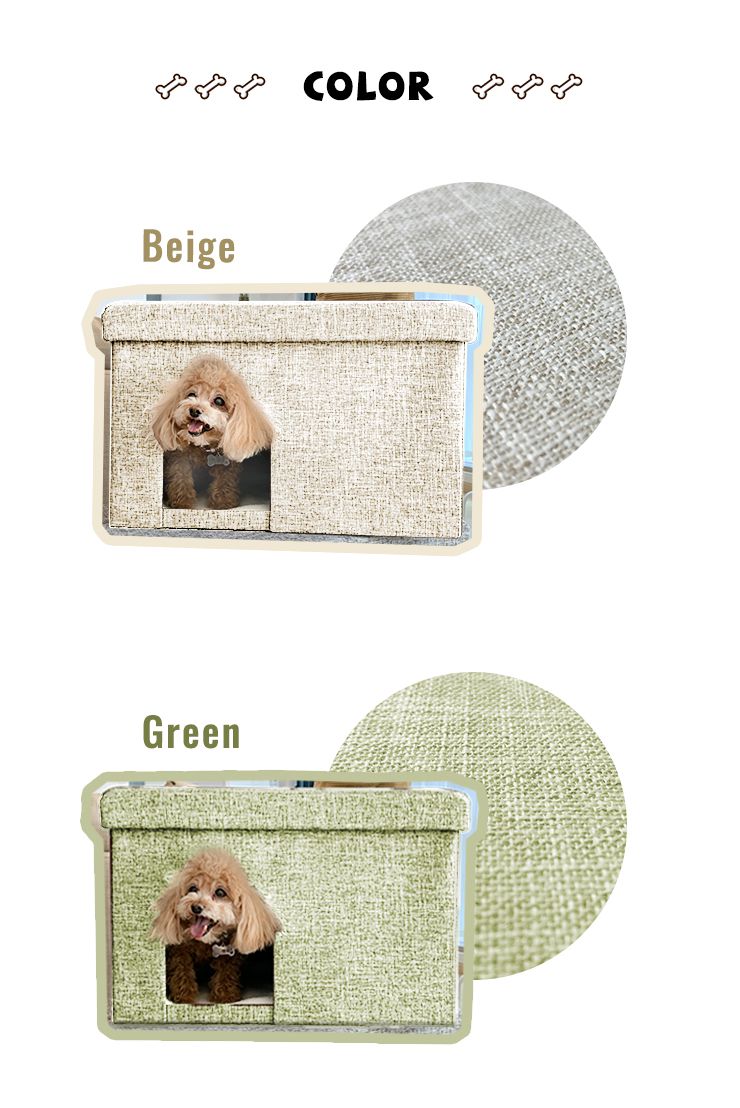 ペットハウス スツール ワイド 長方形 幅60cm ファーブリック 折りたたみ 耐荷重100kg 撥水 おしゃれ ペット用ハウス 折りたたみ