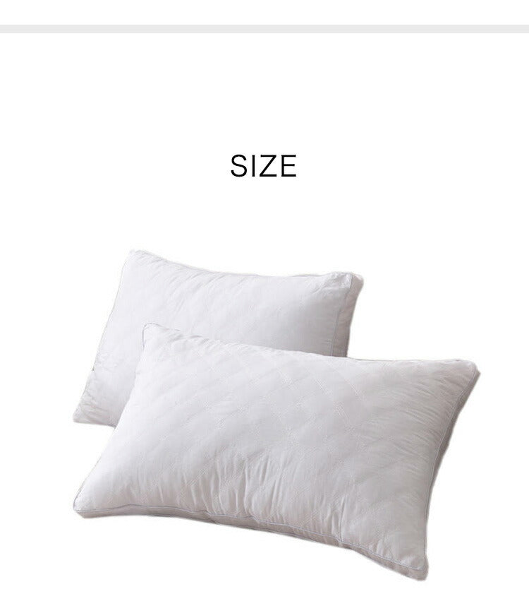 枕 まくら 2個セット 洗える 74×48cm ホテル仕様 綿100% 生地 ポリエステル綿 高さ 2タイプ 寝具 シンプル 寝返り 肩こり まくら ピロー ウォッシャブル