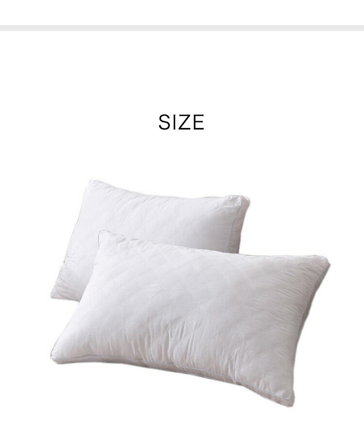 枕 まくら 洗える 74×48cm ホテル仕様 綿100% 生地 ポリエステル綿 高さ 2タイプ 寝具 シンプル 寝返り 肩こり まくら ピロー ウォッシャブル 洗濯可能