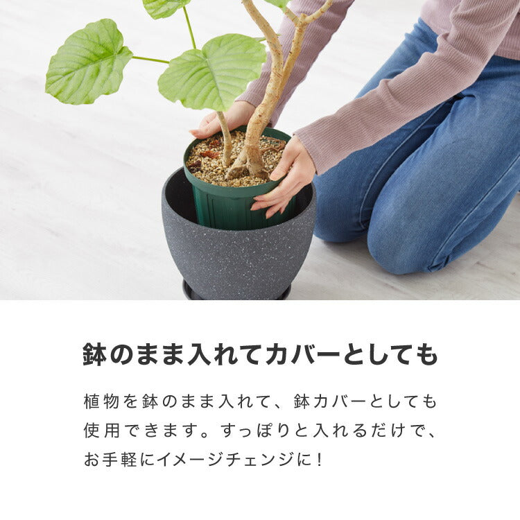 植木鉢 鉢 直径23cm 8号 おしゃれ モダン ガーデニング 植木鉢 鉢