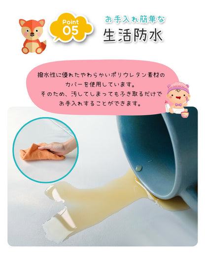 プレイマット ベビー 折りたたみ 200×250 厚さ3cm 防音 撥水 滑り止め 防水 床暖房対応 2畳 ホワイト ベージュ グレー ブラウン シンプル ベビーマット フロアマット マット シームレス クッション 軽量 キッズ