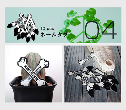 【plants never die】【正規販売店】 園芸7点セット ガーデニング ツール セット 7点 ポット じょうろ トレー ネームタグ 土入れ スケール ピン 園芸用品 おしゃれ 道具 園芸作業ツール セット