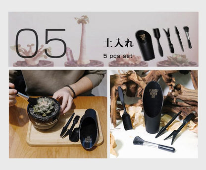 【plants never die】【正規販売店】 園芸7点セット ガーデニング ツール セット 7点 ポット じょうろ トレー ネームタグ 土入れ スケール ピン 園芸用品 おしゃれ 道具 園芸作業ツール セット