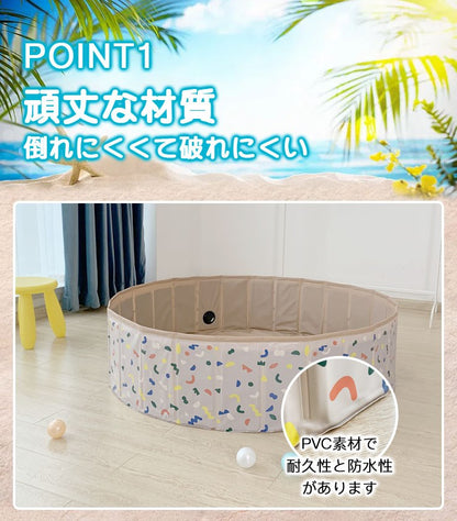 プール 折りたたみ 空気入れ不要 80×20cm ビニールプール コンパクト おしゃれ ベランダ 直径80cm 軽量 簡単収納 持ち運び便利 お手入れ簡単 家庭用プール ベビー キッズ 子ども用 室内 屋外 水遊び