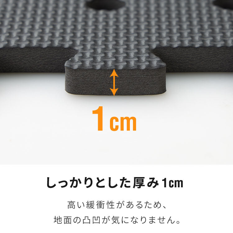 プールマット ジョイント マット ビニールプール用 折りたたみ 大判 高透水 大穴 8枚 厚み1cm デコボコ軽減 シンプル ジョイントマット パズルマット お手入れ簡単 滑り止め 水遊び