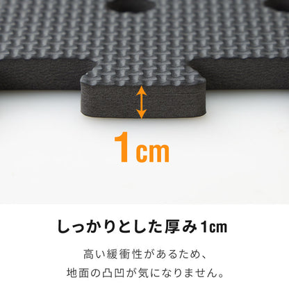 プールマット ジョイント マット ビニールプール用 折りたたみ 大判 高透水 大穴 8枚 厚み1cm デコボコ軽減 シンプル ジョイントマット パズルマット お手入れ簡単 滑り止め 水遊び