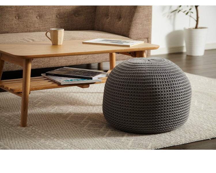 クッションスツール プフ 丸形 40×40cm アイボリー グレー ブラウン 1人掛け インテリア 北欧 シンプル おしゃれ かわいい モダン ナチュラル ビーズクッション クッション オットマン スツール サイドテーブル チェア