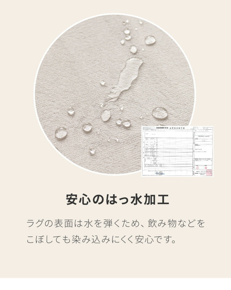 低反発 ラグ 極厚低反発ラグ 200×300cm 低反発ラグマット 洗える 厚さ20mm 撥水 滑り止め付 ホットカーペット対応 抗菌 防ダニ 防臭 長方形 無地 高密度250g/平方メートル ノンホルムアルデヒド