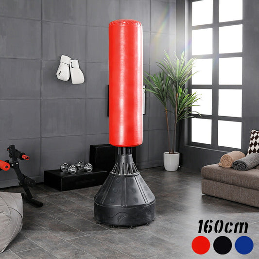 サンドバッグ 自宅 自立 スタンド 簡単組立 安定性抜群 子供 大人 ストレス解消 自立型 パンチングバッグ パンチングマシーン キックボクシング 空手 トレーニング ダイエット ボクササイズ 格闘技 宅トレ ジム 室内運動