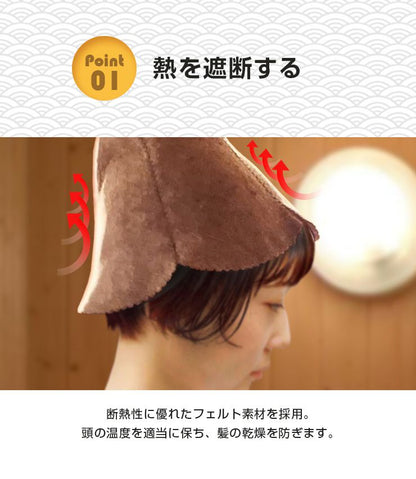 サウナハット サウナ帽子 サウナ 帽子 サウナグッズ sauna 整う 温泉 テント 備品 サ活 サウニスト サウナ用品 サウニスト(代引不可)【メール便】