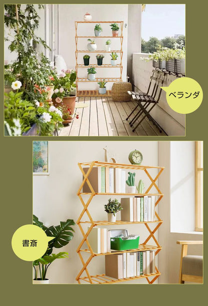 シューズラック おしゃれ スリム 竹製 折り畳み 6段 幅70cm 高さ100cm 24足収納 耐荷重30kg 組立不要 伸縮 玄関 収納 棚 ラック 下駄箱 靴箱 靴棚 コンパクト 省スペース 丈夫 玄関家具 玄関収納 オープンラック