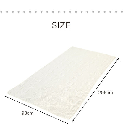 敷きパッド シングル 水洗いキルト 綿100% コットン キルティング キルト生地 洗える 中綿入り ウォッシャブル 洗濯可 静電気防止 夏 おしゃれ 北欧 敷パッド しきパッド 敷パット 敷きパット