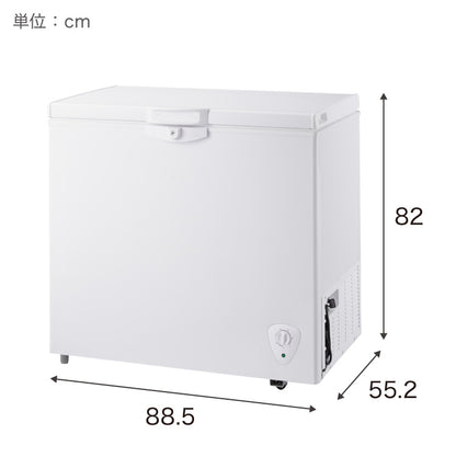 simplus 冷凍庫 上開き 199L バスケット2個付き 鍵付き 静音 大容量 冷凍冷蔵庫 省エネ 温度調整 冷凍ストック まとめ買い 冷凍食品 SP-199LUPD シンプラス 【メーカー1年保証】